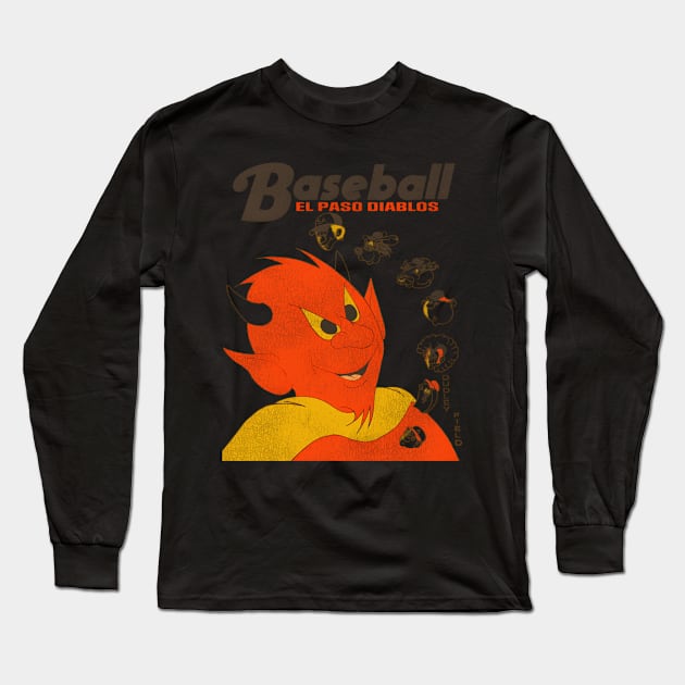 El Paso Diablos Baseball Long Sleeve T-Shirt by HypeRamen